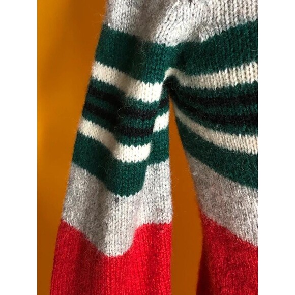 1970s-1980s Michael MILEA BETSEY JOHNSON Striped Wool Blend Sweater. S-M. AS IS - Picture 3 of 10